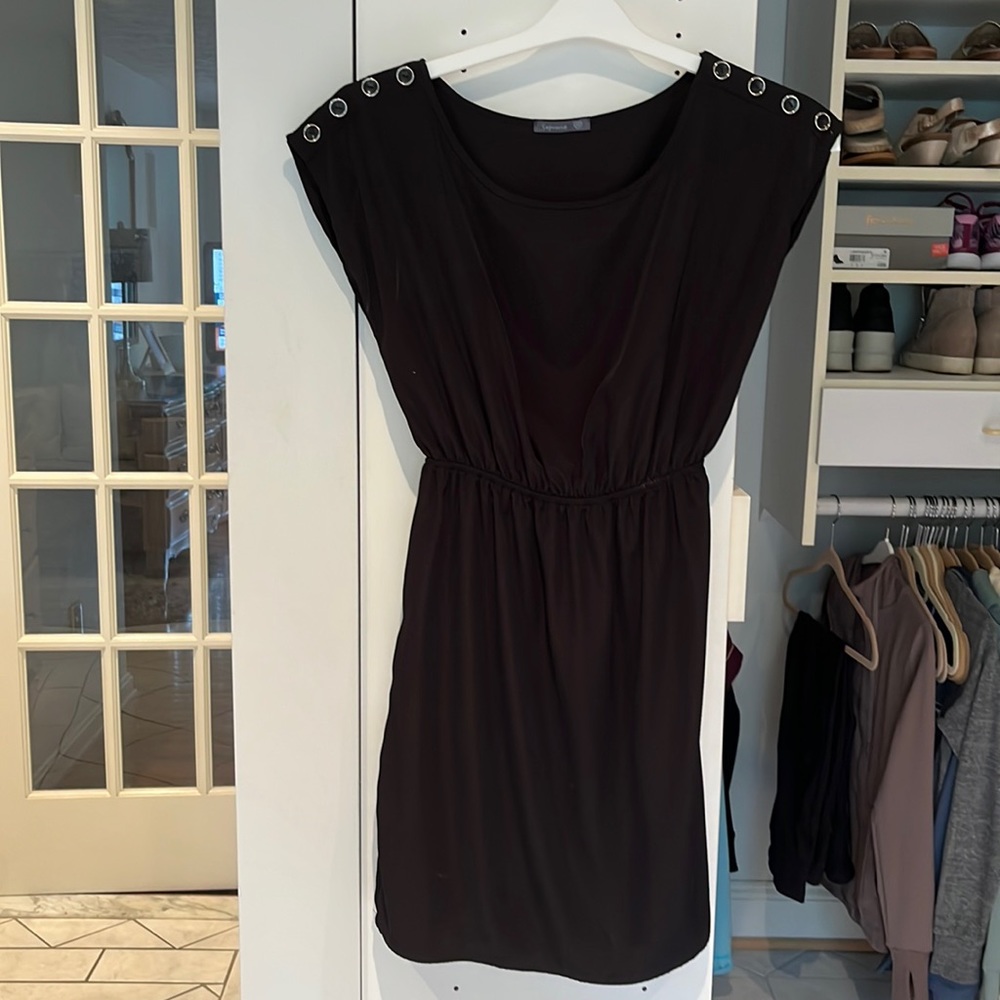 Black dress, simple,no tears or stains